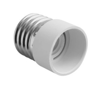 Prüfen GTV Lampenadapter E27 auf E14 weiß AE-E27E14-00