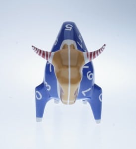 Żubr XL, Modell Numbers, glasierte Keramik, bemalte Auflagen 2 Żubr XL, Modell Numbers, glasierte Keramik, bemalte Auflagen small 2