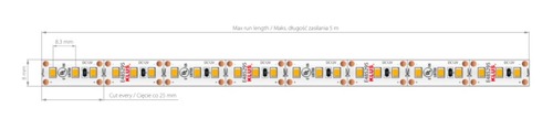 Prüfen KLUŚ LED-Band K-40-1220-12V 4000K 5 Meter
