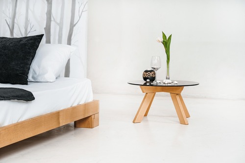 Prüfen Doppelbett Cube 140x200 Holz natur WoodMan WUA-00927