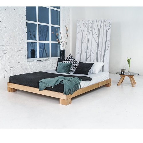 Prüfen Doppelbett Cube 140x200 Holz natur WoodMan WUA-00927