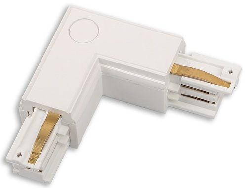 Prüfen L-Stecker rechts Max Light MAX Schienensystem weiß Aluminium MHT1-L/R-WH