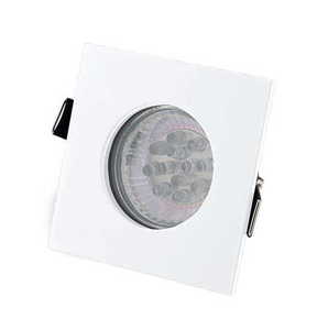 Einbauleuchte Max Light Square H0092 weiß GU10 IP44 8x8 cm small 0