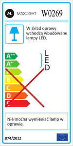 Wandleuchte Max Light Zoom W0269 LED schwarz 90 cm 3 Wandleuchte Max Light Zoom W0269 LED schwarz 90 cm small 3