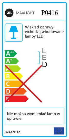 Anzeige Pendelleuchte Max Light Zoom P0416 schwarz LED 6W 3000K Pendelleuchte Max Light Zoom P0416 schwarz LED 6W 3000K