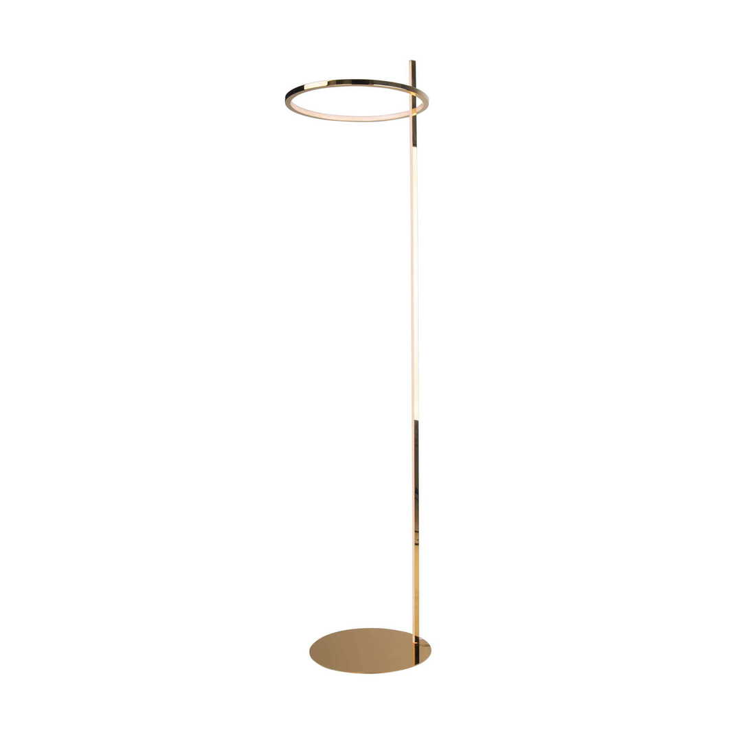 Stehlampe Max Light Lozanna F0050 Gold LED 170 cm Edelstahl Acryl