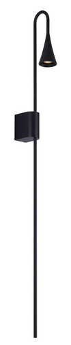 Prüfen Wandleuchte Max Light Comet W0280 LED schwarz 80 cm