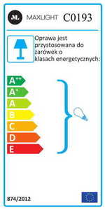 Plafon Max Light Oda C0193 biały 3xE27 40 cm metal szkło mleczne 3 Plafon Max Light Oda C0193 biały 3xE27 40 cm metal szkło mleczne small 3