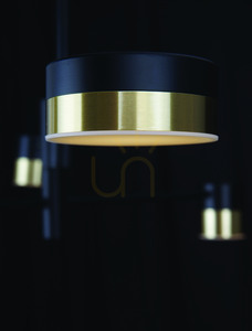 Pendelleuchte Max Light Puma P0404 4-flammig Gold Schwarz LED 82 cm small 3