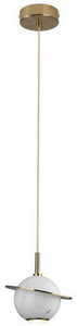 Pendelleuchte Max Light Uranos P0413 weiß gold Marmor 16 cm LED 5W small 0