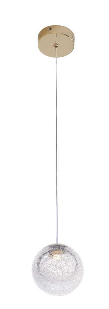 Prüfen Pendelleuchte Max Light Zoe P0389 Gold Glas Edelstahl 9,5 cm LED 3000K Pendelleuchte Max Light Zoe P0389 Gold Glas Edelstahl 9,5 cm LED 3000K