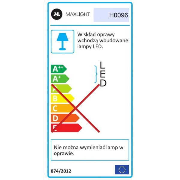 Vorschau Einbauleuchte Max Light ARYA H0096 LED 8W weiß Ø9 cm dimmbar 3000K Einbauleuchte Max Light ARYA H0096 LED 8W weiß Ø9 cm dimmbar 3000K