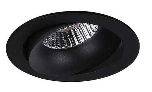Prüfen Einbauleuchte Max Light Arya Tilted H0099 schwarz LED 8W 3000K rund dimmbar