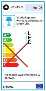 Einbauleuchte Max Light Yuca Round Tilted schwarz LED 3W 3000K H0105 small 2