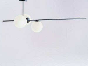 BOBLER horizontale Pendelleuchte - schwarz small 0