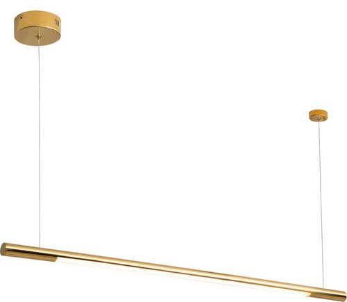 Prüfen Pendelleuchte Max Light Organic Horizon Gold LED dimmbar 100 cm P0356D