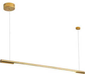 Pendelleuchte Max Light Organic Horizon Gold LED dimmbar 100 cm P0356D 0 Pendelleuchte Max Light Organic Horizon Gold LED dimmbar 100 cm P0356D small 0