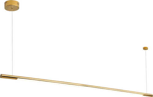 Prüfen Pendelleuchte Max Light Organic Horizon P0360D Gold LED dimmbar 150 cm