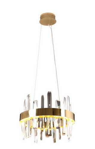 Prüfen Pendelleuchte Max Light Prince P0420 Gold 40 cm LED