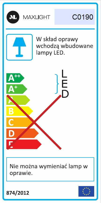 Anzeige Plafon Max Light Linear C0190 czarny LED 18W 57 cm 3000K Plafon Max Light Linear C0190 czarny LED 18W 57 cm 3000K