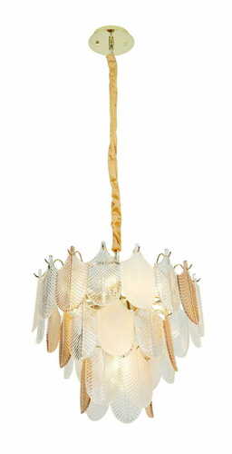 Prüfen Pendelleuchte Max Light Arwena P0417 Gold 7-flammig E14 50 cm