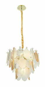 Pendelleuchte Max Light Arwena P0417 Gold 7-flammig E14 50 cm small 1