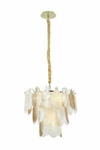 Pendelleuchte Max Light Arwena P0417 Gold 7-flammig E14 50 cm small 0