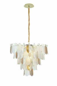 Pendelleuchte Max Light Arwena P0418 Gold 15-flammig E14 80 cm small 0