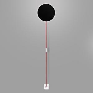 LED-Wandleuchte ZAHO LUNA WL3 schwarz 7 W 2700 K small 1