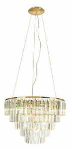 Pendelleuchte Max Light Monaco P0424 Gold 15-flammig Ø60 cm G9 0 Pendelleuchte Max Light Monaco P0424 Gold 15-flammig Ø60 cm G9 small 0