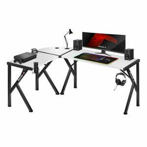 Huzaro Hero 6.3 White Eck-Gaming-Schreibtisch 154 cm small 0