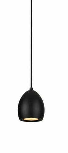Prüfen Pendelleuchte Max Light Comet Round P0433 schwarz LED 5W 7 cm
