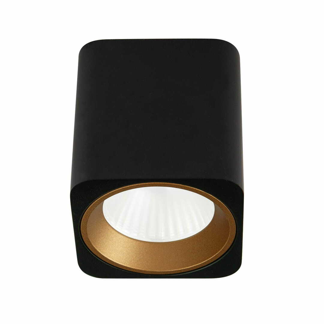 Plafond Max Light Tub C0212 schwarz LED 7W 3000K 6x6 cm