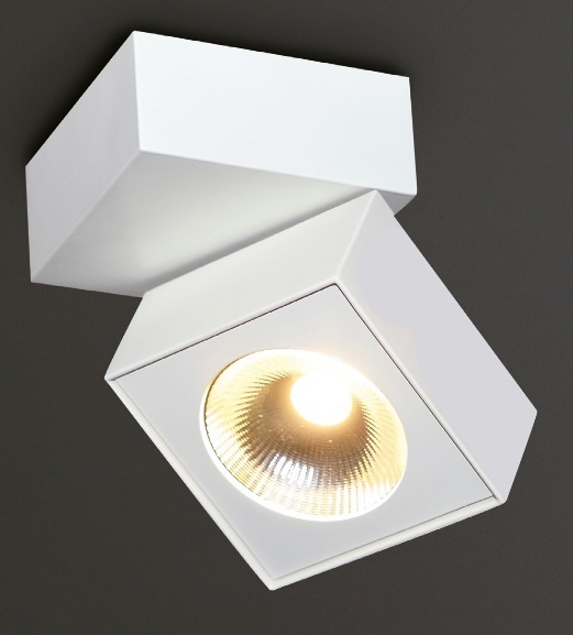 Plafon Max Light Artu C0106 LED biały 10x10 cm 15W 3000K