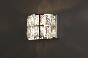 Wandleuchte Max Light Diamante II W0204 Chrom Glas Metall G9 42W small 0