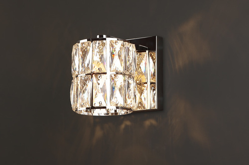 Prüfen Wandleuchte Max Light Diamante I Chrom Glas Metall G9 42W W0205