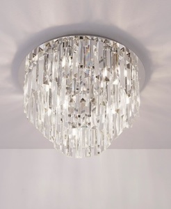 Plafond Max Light Monaco C0136 chrom Glas Metall 42 cm 9xG9 small 0
