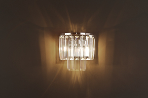 Wandleuchte Max Light Monaco W0209 Chrom Glas 2-flammig small 0