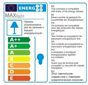 Pendelleuchte Max Light Moonlight P0076-06X Chrom Spiegelglas 6-flammig Ø50 cm small 4