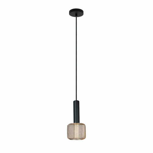 Prüfen Pendelleuchte Max Light Mesh P0438 Gold Schwarz 9 cm LED 5W