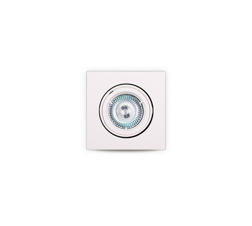 Prüfen Einbauleuchte Max Light Fine H0039 weiß Metall GU5.3 50W 9,5 cm