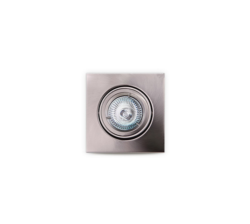 Prüfen Einbauleuchte Max Light FINE H0040 gebürstetes Metall GU5,3 50W 9,5 cm