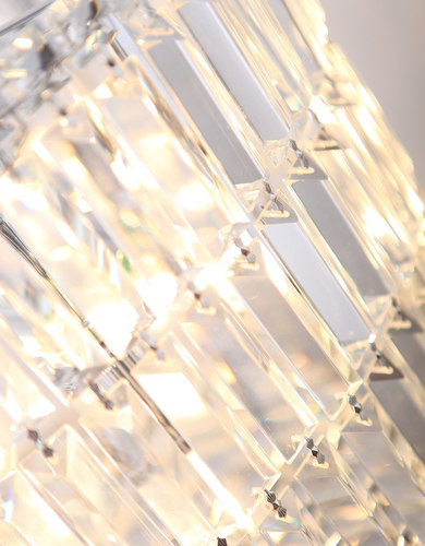 Prüfen Pendelleuchte Max Light Puccini P0268 Chrom Kristall 80 cm 20-flammig