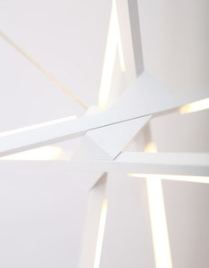 Pendelleuchte Max Light Spider P0270 LED 33W weiß 114 cm small 1