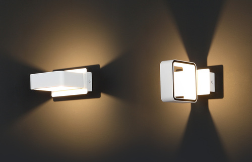 Prüfen Wandleuchte Max Light Tokyo II W0168 weiß LED 4,5W Metall