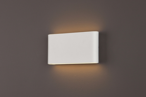 Prüfen Wandlampe Max Light ZONE II W0201 weiß LED 8W IP44 17,5 cm