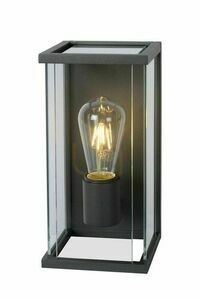 Lucide CLAIRE Außenwandleuchte Anthrazit IP54 E27 mit Bewegungs- und Dämmerungssensor 27883/11/30 small 0