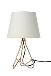 Tischleuchte Lucide Gitta kupfer mit weißem Schirm E14 30 cm 47500/81/17 small 1
