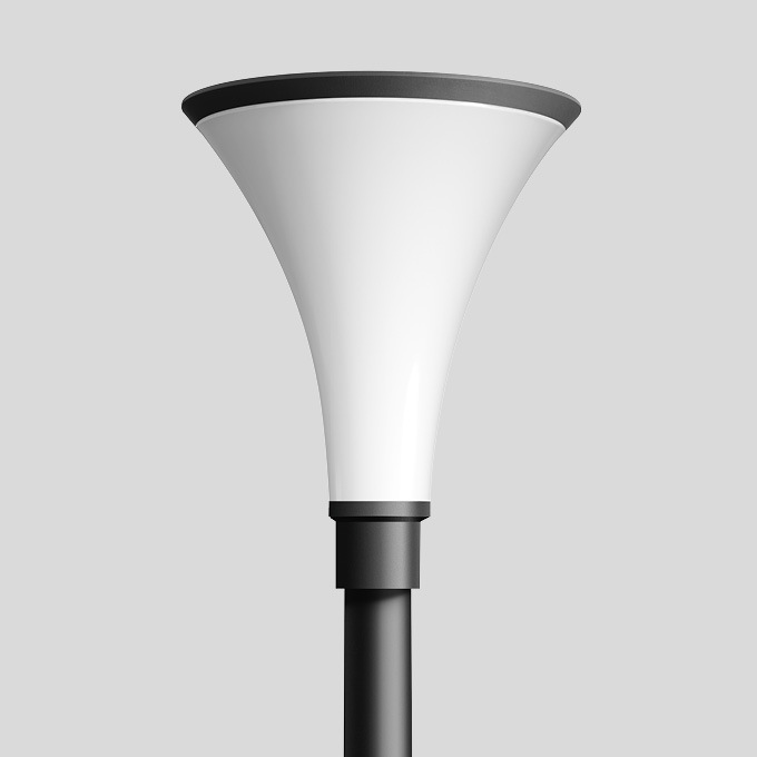 Gartenlaterne BEGA 77122K3 Graphit LED 4000 K IP65 IK10 DALI