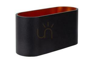 Wandleuchte Lucide XERA Schwarz Gold Aluminium G9 23254/01/30 small 1